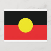 aborigini australia flagge postkarte (Vorderseite)
