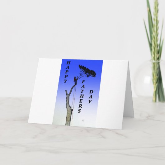 Aborist Baumchirurg Vatertags-Geschenkgeschenk Karte (Vorderseite)
