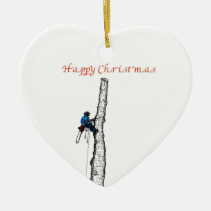 Aborist Trechirurgen Weihnachten Geschenk Keramik Ornament