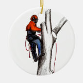 Aborist Trechirurgen Weihnachten Geschenk Keramikornament (Vorne)