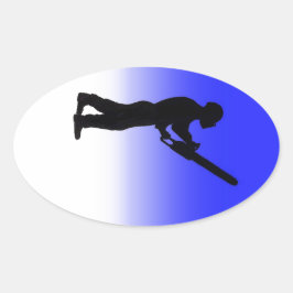 Aborist Trechirurgen Weihnachten Geschenk Ovaler Aufkleber