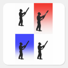 Aborist Trechirurgen Weihnachten Geschenk Quadratischer Aufkleber