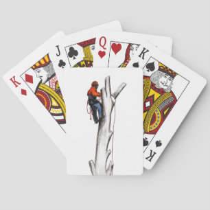 Aborist Trechirurgen Weihnachten Geschenk Spielkarten