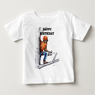 Aborist Tree Chirurg Geburtstag Geschenk. Baby T-shirt