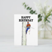 Aborist Tree Chirurg Geburtstag Geschenk. Postca Postkarte (Stehend Vorderseite)