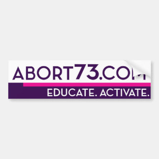 Abort73.com/erziehen. Aktivieren Sie Autoaufkleber
