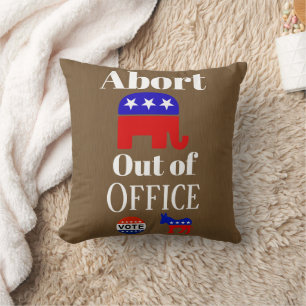 Abort GOP aus dem Büro Kissen