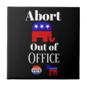 Abort GOP Out-of-Office-Keramik Fliese (Vorderseite)