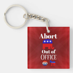Abort GOP Out-of-Office-Schlüsselanhänger Schlüsselanhänger