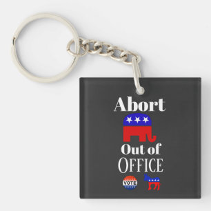 Abort GOP Out-of-Office-Schlüsselanhänger Schlüsselanhänger