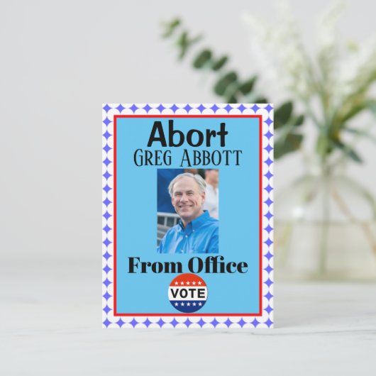 Abort Greg Abbott Postcard Postkarte (Stehend Vorderseite)