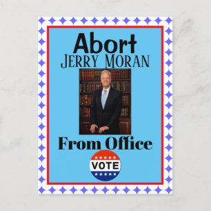 Abort Jerry Moran Postcard Postkarte