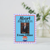 Abort Jerry Moran Postcard Postkarte (Stehend Vorderseite)