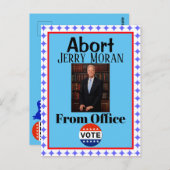 Abort Jerry Moran Postcard Postkarte (Vorne/Hinten)