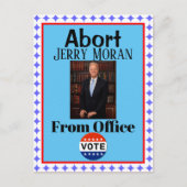 Abort Jerry Moran Postcard Postkarte (Vorderseite)