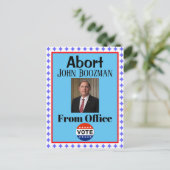 Abort John Boozman Postcard Postkarte (Stehend Vorderseite)