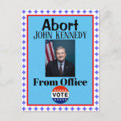 Abort John Kennedy Postcard Postkarte (Vorderseite)