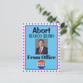 Abort Marco Rubio Postcard Postkarte (Stehend Vorderseite)