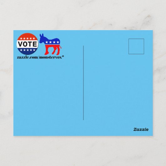 Abort Mike Crapo Postkarte (Rückseite)