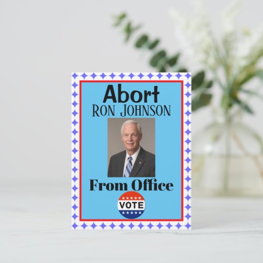 Abort Ron Johnson Postcard Postkarte (Stehend Vorderseite)