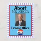 Abort Ron Johnson Postcard Postkarte (Vorderseite)