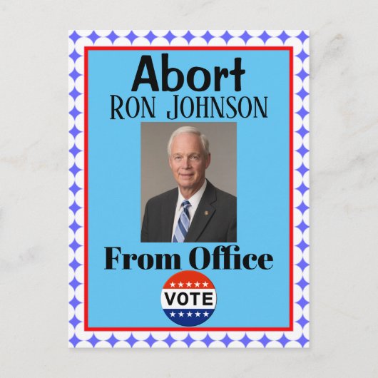 Abort Ron Johnson Postcard Postkarte (Vorderseite)
