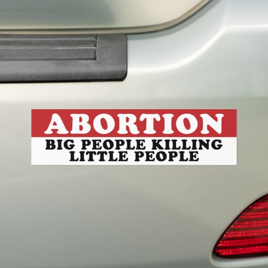 Abortion Autoaufkleber (Auf Auto)