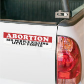 Abortion Autoaufkleber (Auf Lkw)