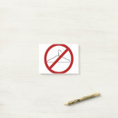 abortion right post-it klebezettel (Auf Schreibtisch)