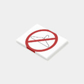 abortion right post-it klebezettel (angewinkelt)