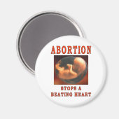ABORTION STOPFT. MAGNET (Vorderseite/Rückseite)
