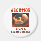 ABORTION STOPFT. MAGNET (Vorne)