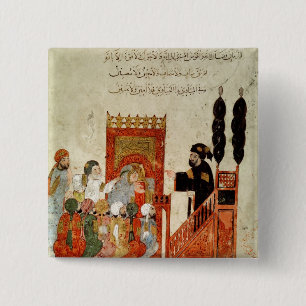 Abou Zayd, das in der Moschee predigt Button
