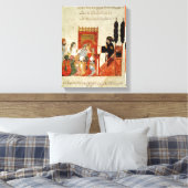 Abou Zayd predigt in der Moschee Leinwanddruck (Insitu (Schlafzimmer))