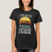 about Pontooning & Drinking Pontoon Boat Captain T-Shirt (Vorderseite)
