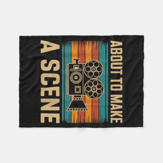 About To Make A Scene Filmmaking Filmmaker Fleecedecke (Vorderseite (Horizontal))