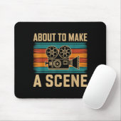 About To Make A Scene Filmmaking Filmmaker  Mousepad (Mit Mouse)