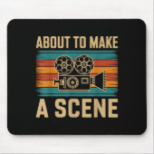 About To Make A Scene Filmmaking Filmmaker  Mousepad (Vorne)