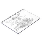 Aboyne Castle Scotland Notizblock (Linke Seite)