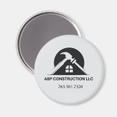 ABP Construction LLC Magnet (Vorderseite/Rückseite)