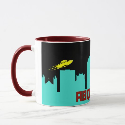 ABQ UFOs-Tasse Tasse (Links)