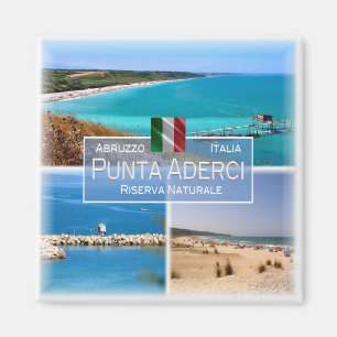 ABR005 PUNTA ADERCI - Abruzzen - Italien - Kühlsch Magnet