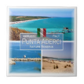 ABR006 PUNTA ADERCI, Abruzzen, Italien, Fliese (Vorderseite)