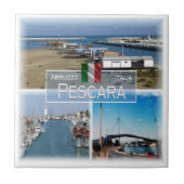 ABR007 PESCARA, Abruzzen, Italien, Fliese (Vorderseite)