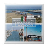 ABR008 PESCARA, Abruzzen, Italien, Fliese (Vorderseite)