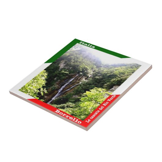 ABR016 BORRELLO, Wasserfälle Rio Verde, Fliese (Seite)