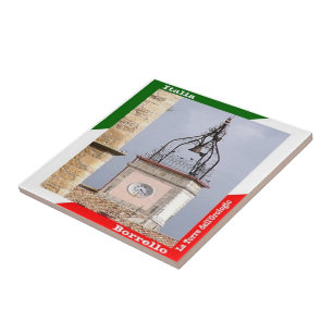 ABR017 BORRELLO, Der Uhrturm, Fliese