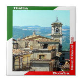 ABR018 BOMBA, Abruzzo, Italien, Fliese (Vorderseite)