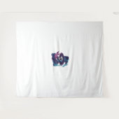 Abra-Cadabra-Knochen - Funny Magic Skull Wandteppich (Vorderseite (Horizontal))