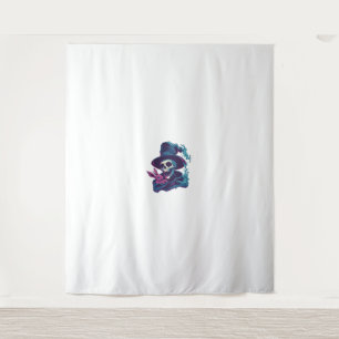 Abra-Cadabra-Knochen - Funny Magic Skull Wandteppich